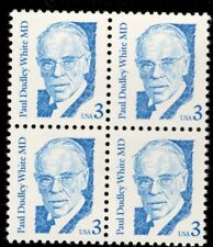 US. 2170. Paul Dudley White MD. Great Americans.  Block of 4. MNH. 1986