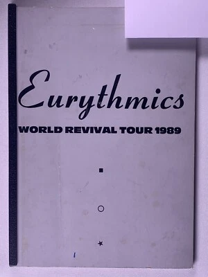 Eurythmics Annie Lennox Itinerary Original Vintage World Revival Tour 1989 - Image 1 of 4