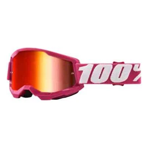 100% Strata2 Goggle Fletcher Mirror Red Lens - Picture 1 of 2
