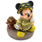 NEW! Disney Parks Mickey Mouse Fireman Firefighter Figure / Figurine / Statue