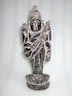 Antik Alt Selten Rose Holz Handgeschnitzt Hindu Gttin Saraswati Figur Statue