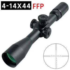 HOT 4-14x44 FFP Rifle Scopes Glass Etched Reticle Cross-Hair Sights Optics - Picture 1 of 8