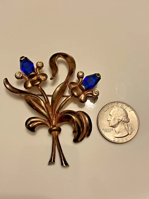 vintage attributed Reja sterling silver flower pin brooch. - Image 1 of 4