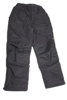 Lands End Squall Black Snow Pants Grow A Long Boys Girls Kids Size 10 - Image 1 of 4