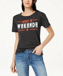 $95 Hybrid Women'S Gray Graphic Wakanda Short Sleeve Crew Neck T-Shirt Size Xl - Picture 1 of 1