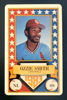 1983 Perma-Graphics All Star Ozzie Smith Credit Card- 10+ Ship FREE! - Image 1 of 2