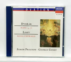 GEORGE GUEST - DVORAK mass op.86 LISZT missa choralis DECCA CD full silver NM - Imagen 1 de 2