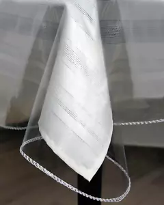 Tablecloth Protector Crystal Clear Vinyl (52"X70" Oblong) | Th - Picture 1 of 12