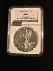 2012 W BURNISHED 1 Ounce American SILVER EAGLE NGC MS69 CLASSIC BROWN LABEL