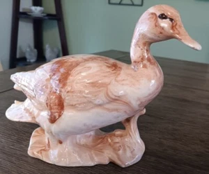 Montana Clay Belgrade Hand-Made Ceramic Duck Figurine 7" Long Vintage RARE! - Picture 1 of 17