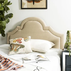 SAFAVIEH Kerstin Arched Headboard | Hemp | Full | - Picture 1 of 2