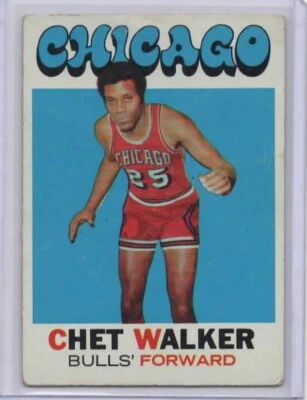 1971 72 Topps #66 Chet Walker - Chicago Bulls - Image 1 of 3