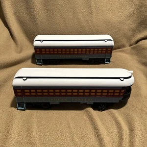 Lionel Polar Express 7-11803 Passenger & Observation Cars Replacement Train Lot - Picture 1 of 12