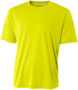 Mens Moisture Wicking Tee Odor Resistant Stain Release Dri Fit T-Shirt XS-4XL - Picture 1 of 10