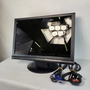 AOC 20" LCD Monitor N20WB Wide With Stand Tilting Desktop Monitor Free Postage - Afbeelding 1 van 19