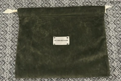 Victoria Beckham Pochette Green Velvet bag *Limited Edition*