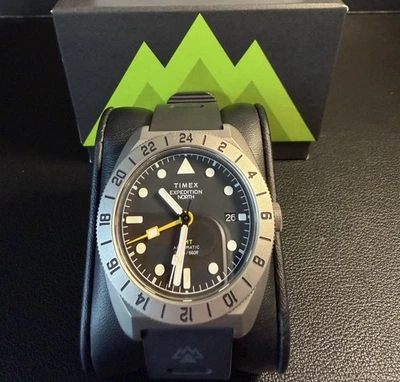 Timex Mens Expedition North GMT Titanium Automatic Watch TW2W53000 - Image 1 of 4