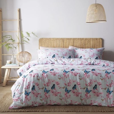 HOMEMAKER BEDDING Duvet sets quilt cover butterfly bedding oriental blossom flowers CLEARANCE