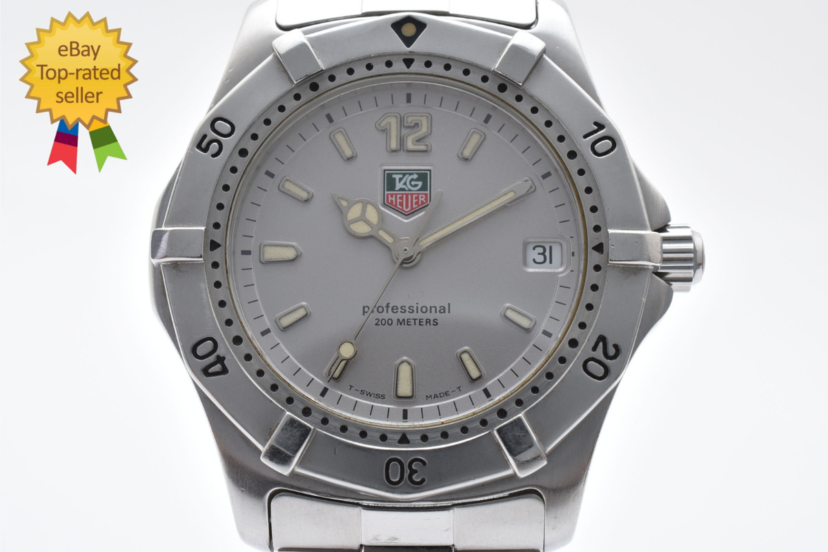 TAG HEUER Professional 2000 ⭐️不動品　 ⭐️最安値 Yahoo!オークション -「tag heuer 2000 professional