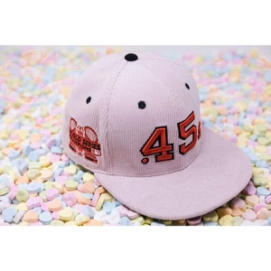 Houston Astros "Pink Corduroy" Double Trophy Fitted Hat Size 7 1/2 - Picture 1 of 4