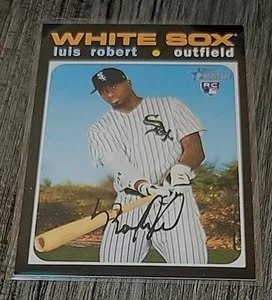 2020 Topps Heritage High Number LUIS ROBERT Rookie #512 Chicago White Sox RC - Picture 1 of 2
