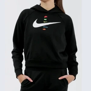 Nike M Black Hoodie | Logo Swoosh, Streetwear, Back to School Capsule, Fall NWOT - Picture 1 of 9