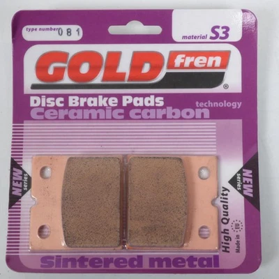 Plaquette de frein Gold Fren pour Moto MZ 150 ETZ 1985 à 1992 AVG Neuf - Photo 1/2