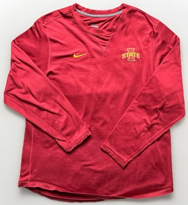 Nike Iowa State Cyclones Waffle Fabric Embroidered Long Sleeve Shirt • Men's XL - Image 1 of 4