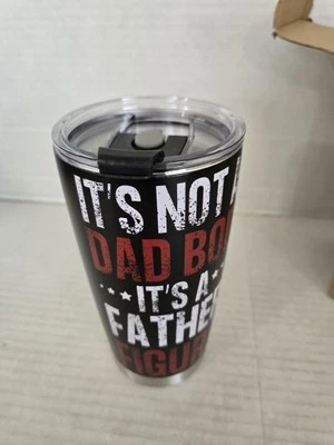 It's Not a Dad Bod, It's a Father Figure Aluminum Travel Mug FREE SHIPPING - Image 1 of 4