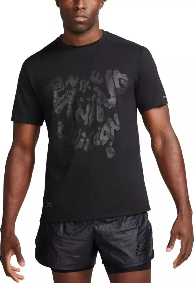 Nike Dri-Fit Rise 365 Run Division Top Men's Black Running Medium FN3389-010