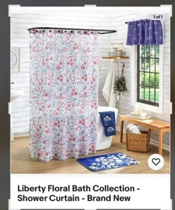 Collezione Bagno Liberty Floreale - Tenda Doccia - Nuova - Foto 1 di 2