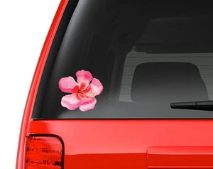 Watercolor Hibiscus Flower - Full Color Vinyl Decal for Car, Macbook, ect. - Picture 1 of 1