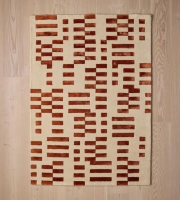 Modern rug Multi color area rug for bedroom wool rug for living room 8x10 ft - Image 1 of 4