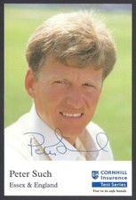 AOP Cornhill Test Cricket Series signed card Series G PETER SUCH