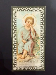 holy card chromolithography santino image pieuse JESUS CHILD s - Picture 1 of 2