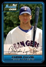 2006 1st Bowman Draft Picks Chris Davis #DP29