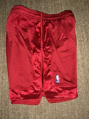 Pantalones Cortos de Baloncesto Miami Heat Auténticos NBA Rojo Sobre Rojo Adidas 2XL +L6 Navidad Foto 1 de 4
