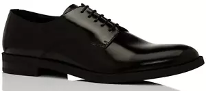 $470 Emporio Armani Arrow Derby Shoes Black 8 UK 9 US 42 EU - Picture 1 of 11