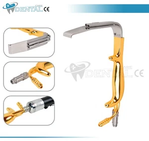 Tebbetts Style Breast Retractor Fiber Optic Teeth Blade 25 mm x 12 cm With Light - Picture 1 of 5