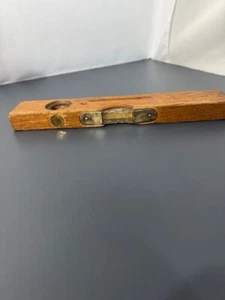 Antique Wooden Bubble Level 12" - Picture 1 of 10