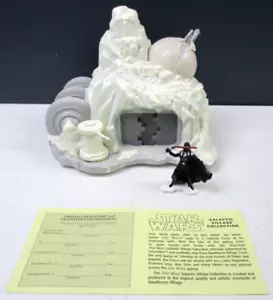 Hoth Rebel Base Star Wars Galactic Illuminated Village Hawthorne Collection COA - Picture 1 of 10