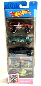 2021 Hot Wheels "HW ZOMBIES" 5-Pack, New, Unopened Package - Picture 1 of 3