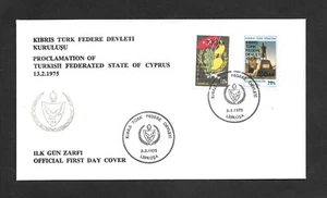 Cyprus Proclamation of TFS of Cyprus FDC Perfect As Scan - Picture 1 of 2