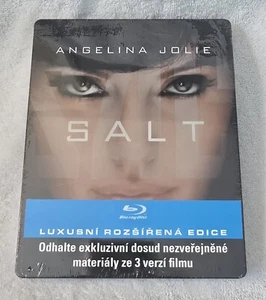 Salt - Blu-ray Steelbook - Czech Republic Import - RARA OOP factory sealed NEW - Picture 1 of 8