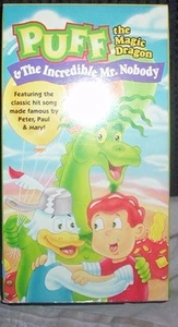 Puff & the Incredible Mr. Nobody Puff the Magic Dragon VHS Free Shipping - Picture 1 of 1