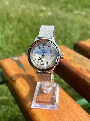 Vintage Soviet Watch Vostok Amphibia Antimagnetic Made In USSR Mechanical 1980s - Image 1 of 4