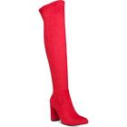 Wild Pair  Womens Bravy Red Over-the-knee Boots Shoes 5 Medium (b,m)  9142
