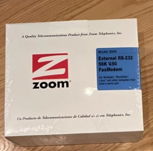 ZOOM/FAX MODEM MODEL 2949 56K V.90 NEW - Picture 1 of 1