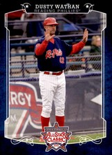2012 Eastern League All-Stars Eastern Division Grandstand #33 Dusty Wathan Card