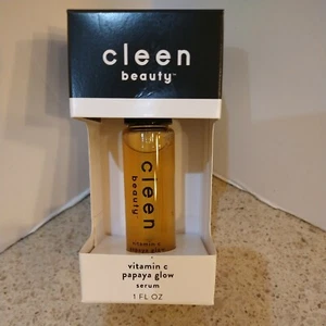 Suero brillante de papaya vitamina C Cleen Beauty 1 oz ¡NUEVO! NUEVO EN CAJA - Imagen 1 de 5